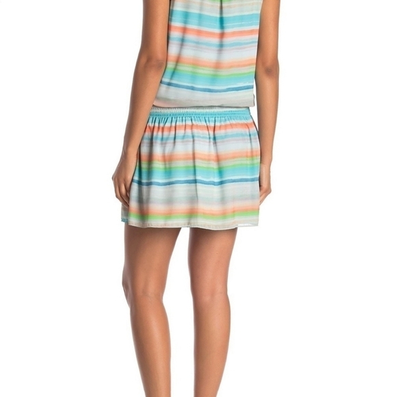 Ramy Brook Printed Paris Sleeveless Dress Multi Color Size: XS - Picture 4 of 15